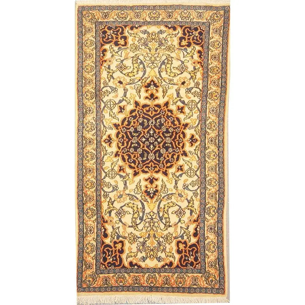 One Of The Kind Persian Nain Rug 4'3" x 2'3"